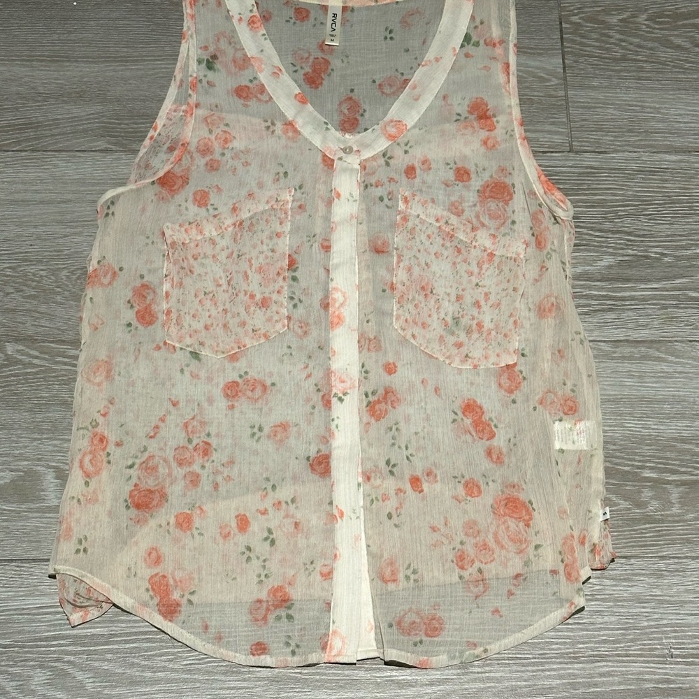 Floral RVCA Top - Picture 2 of 5